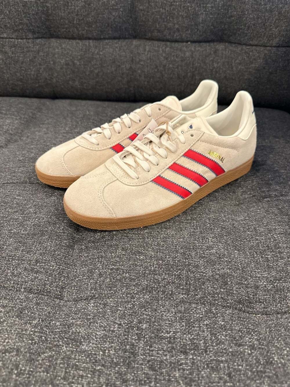 8.5M - Adidas Originals Arsenal FC Gazelle Terrace Icons Sneakers - Picture 1 of 9